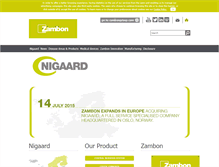 Tablet Screenshot of nigaard.com